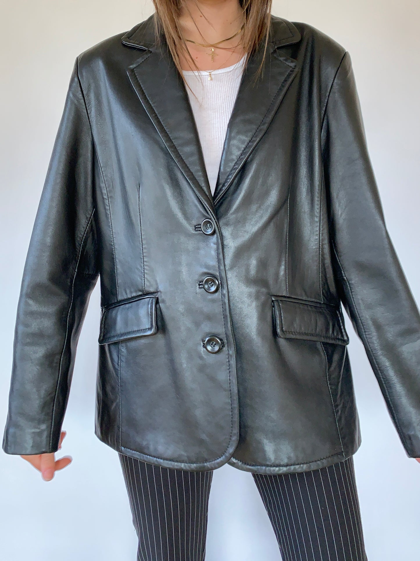 Vintage 1990s Leather Jacket
