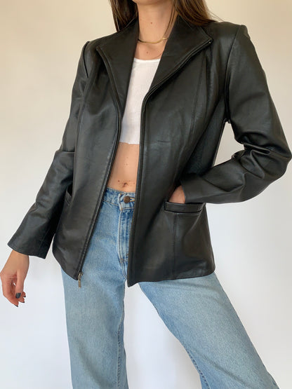 Vintage 1990s Leather Jacket