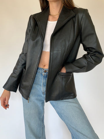 Vintage 1990s Leather Jacket