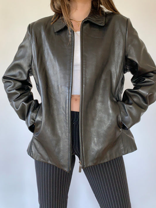 Vintage 1990s Leather Jacket