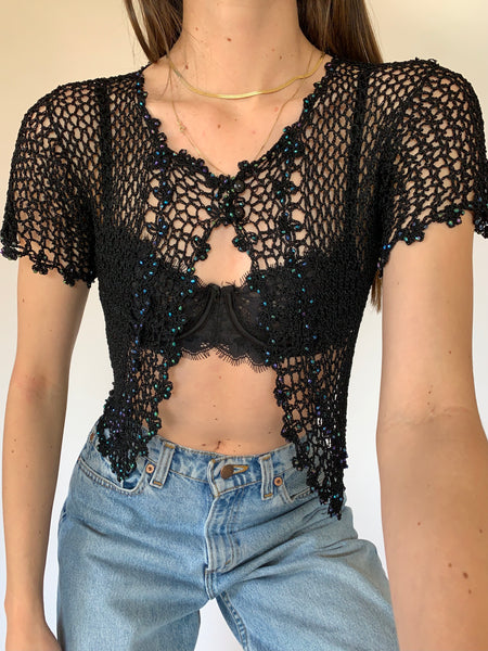 Y2K Crochet Top