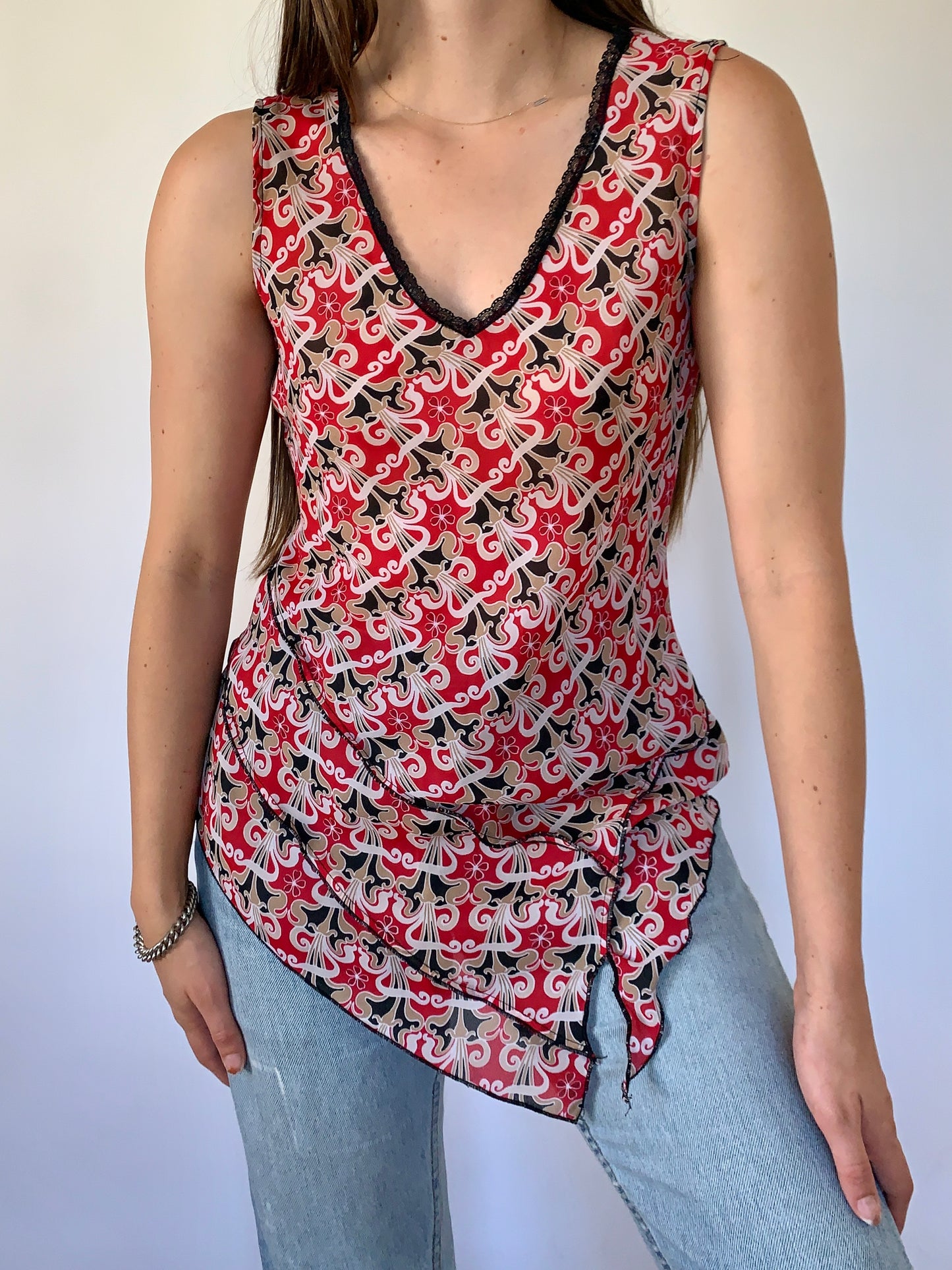 Y2K Asymmetrical Tank