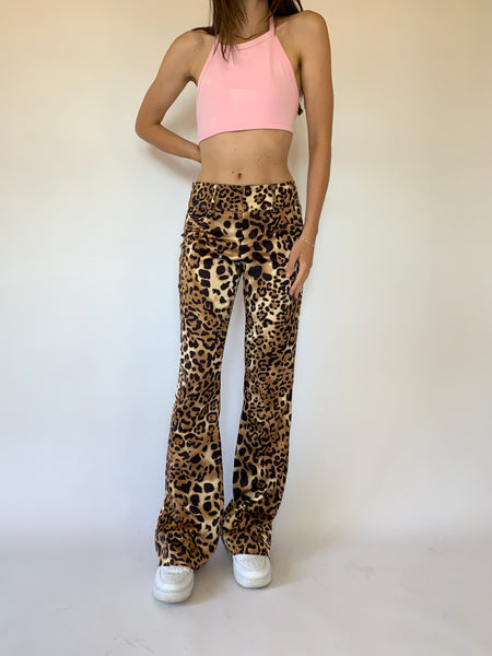 Vintage 1990s Leopard Pants