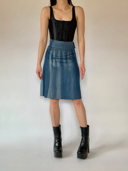 Vintage 1950s Denim Skirt (S)