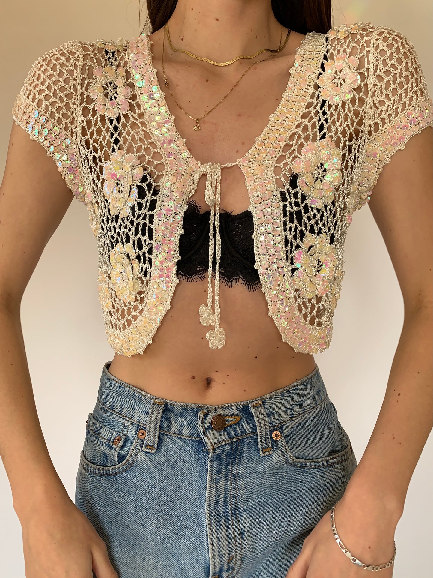 Y2K Crochet Top