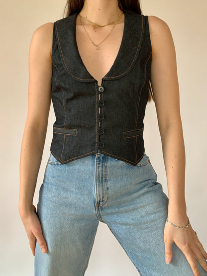 2000s Denim Vest