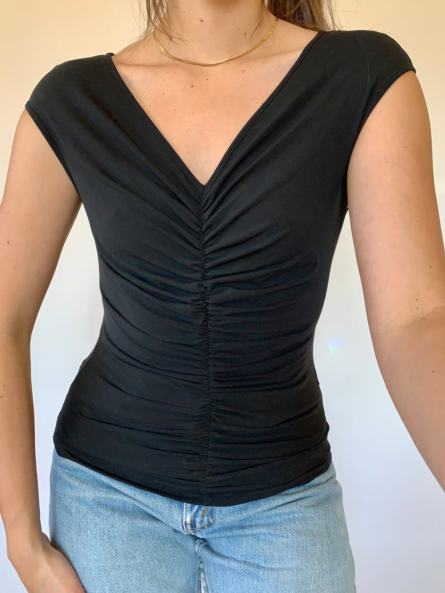 Vintage Ruched Top