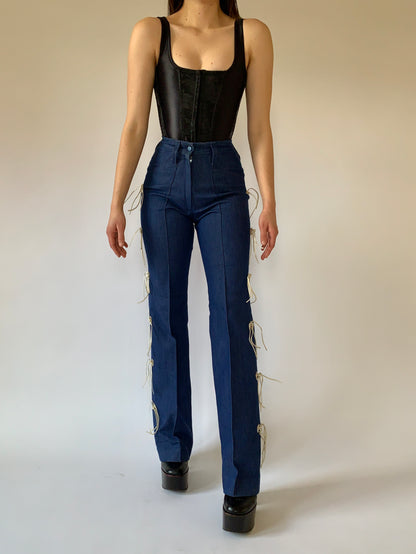 Vintage H Bar C Jeans (XS)