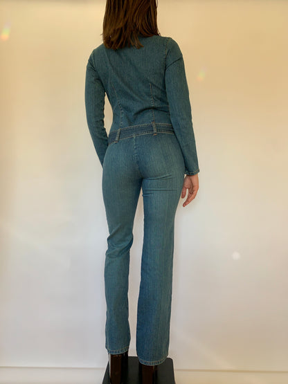 Y2K Denim Jumpsuit