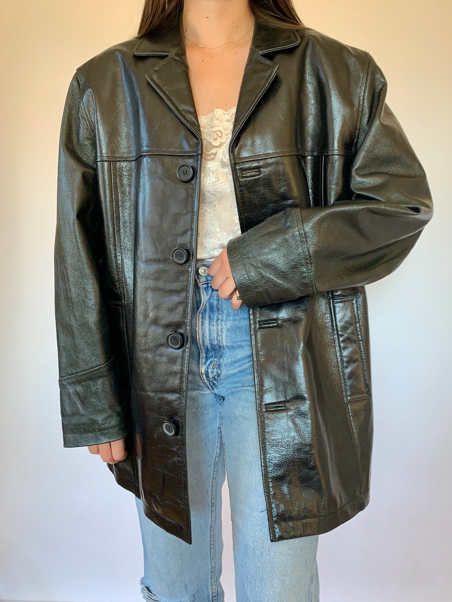 Vintage 1990s Leather Jacket
