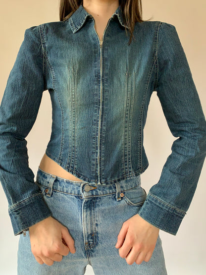 2000s Denim Shirt