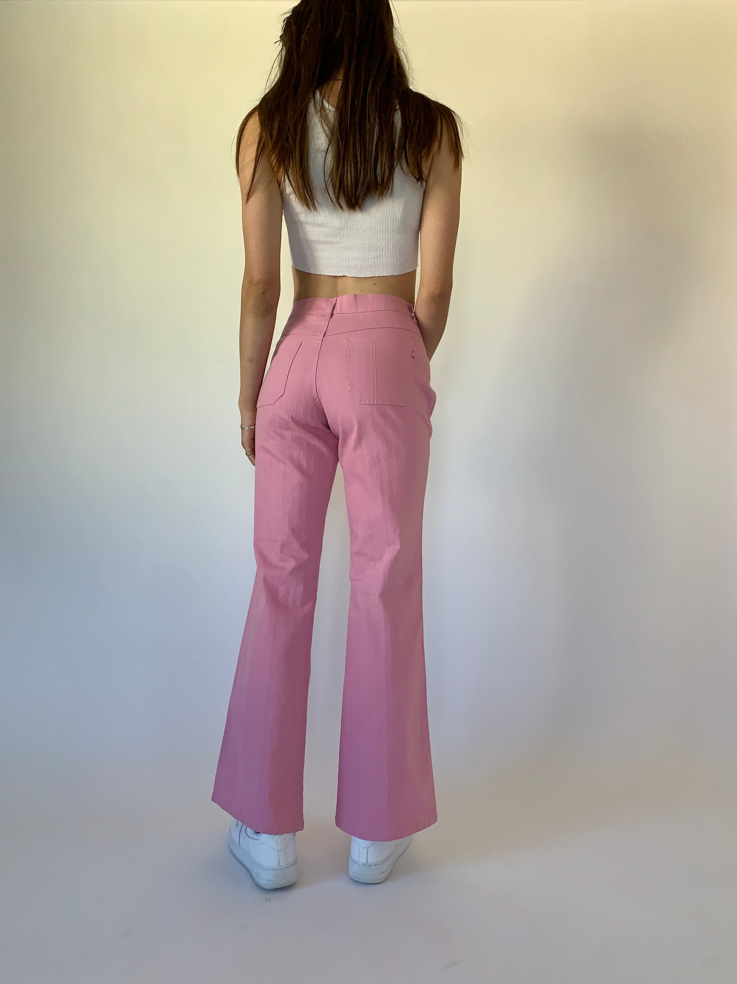 Y2K Pink Flares
