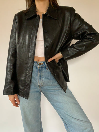 Vintage 1990s Leather Jacket