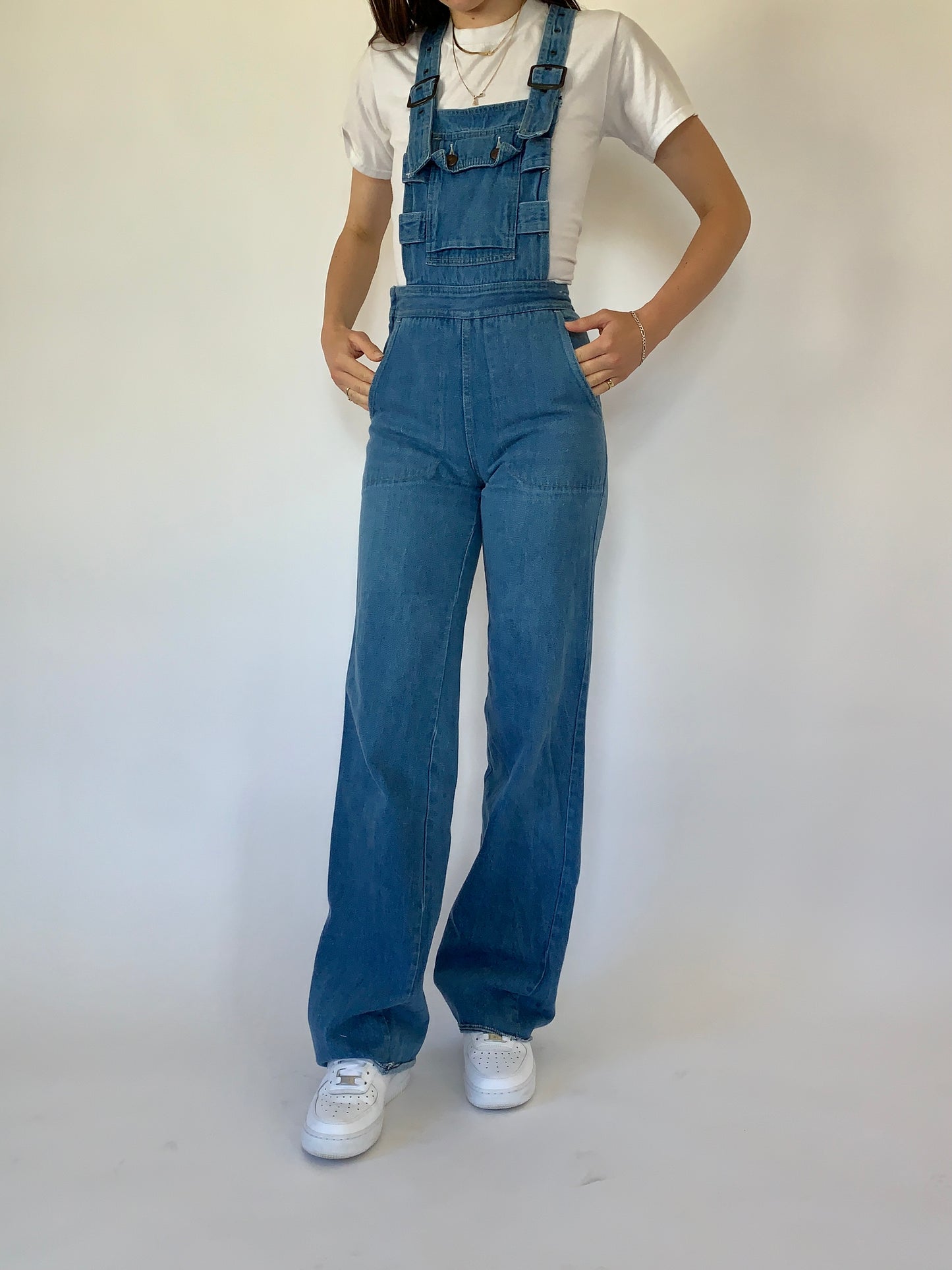 Vintage 1970s Denim Jumpsuit
