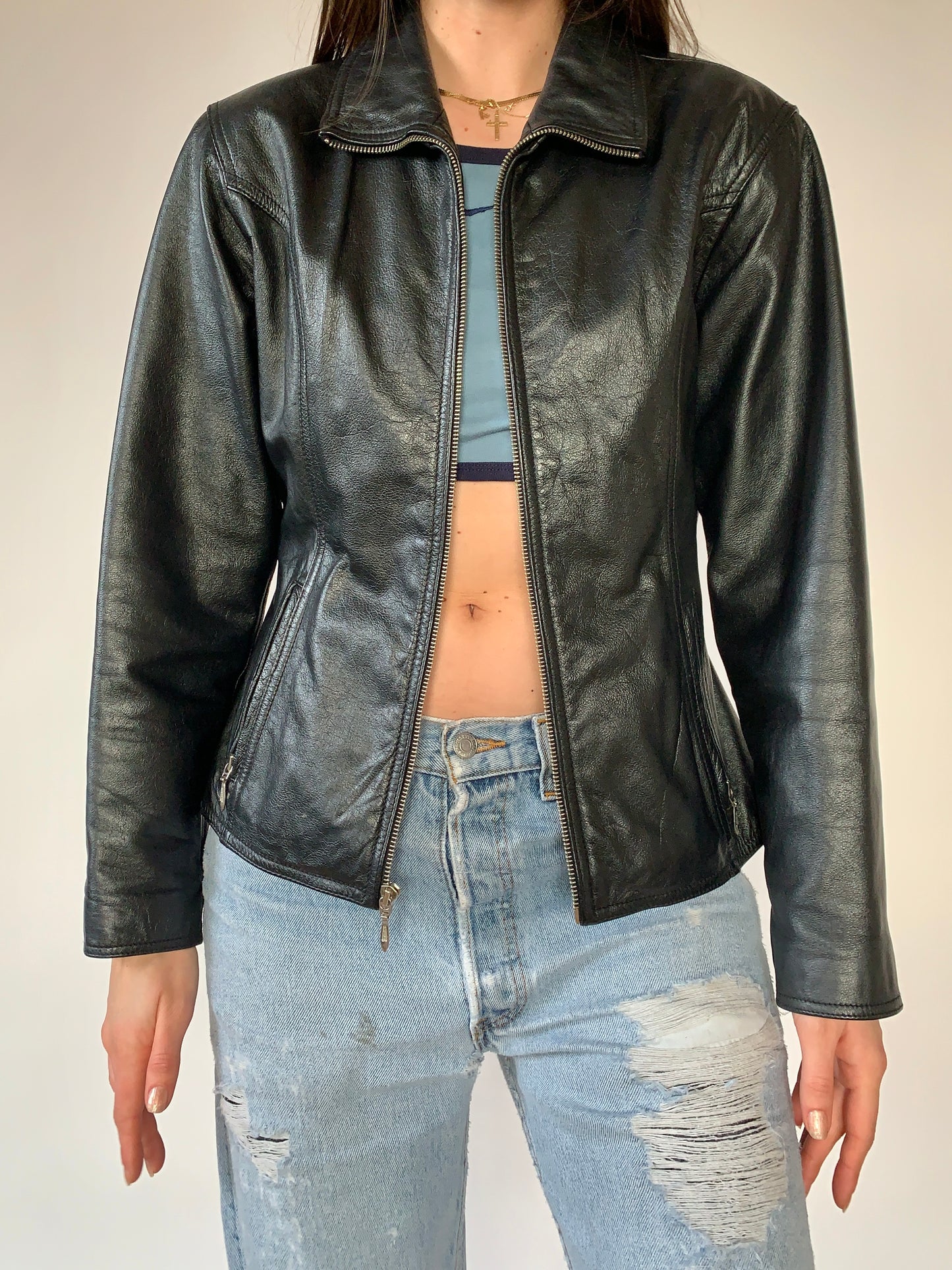Vintage 1990s Leather Jacket