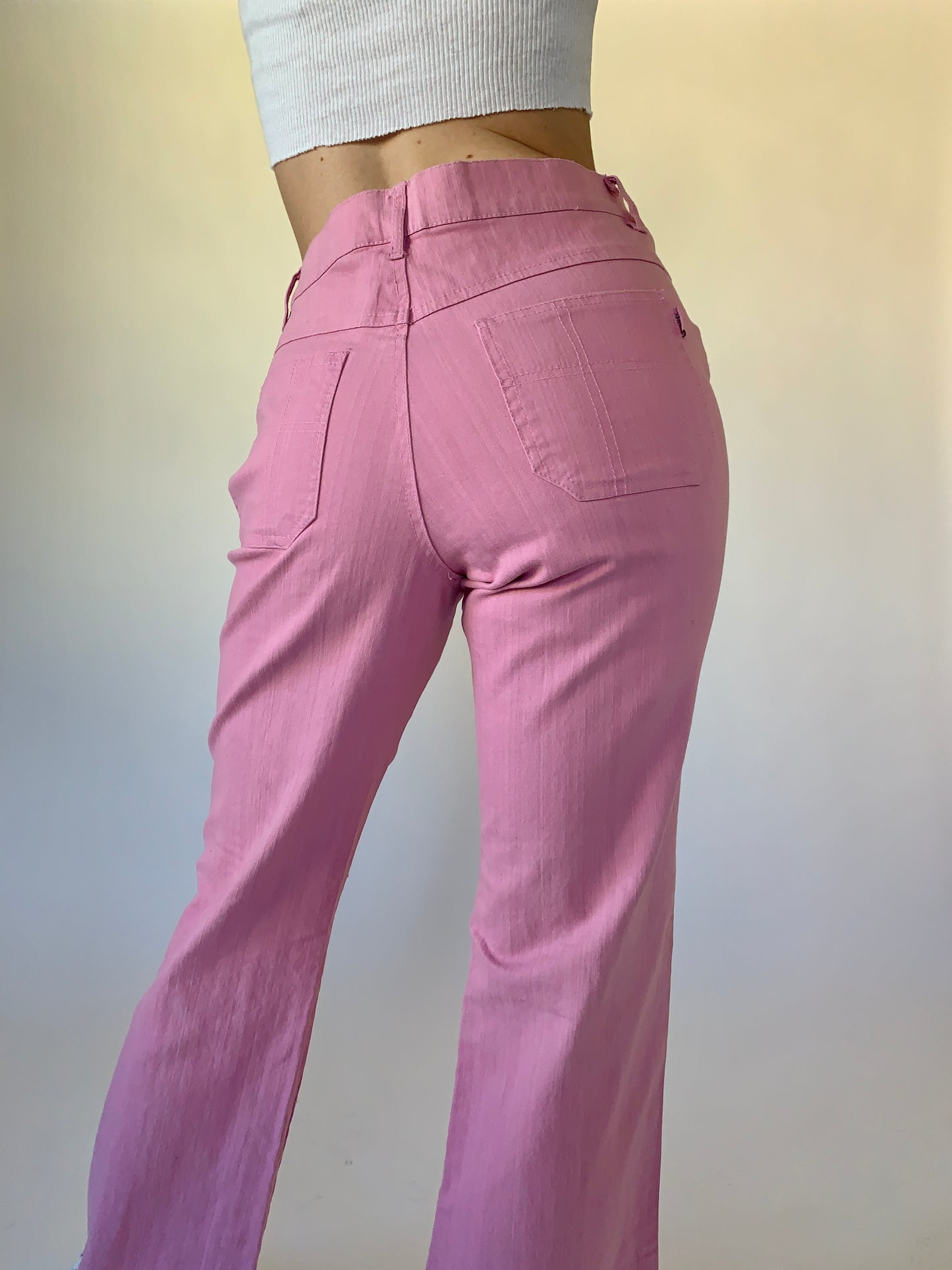 Y2K Pink Flares