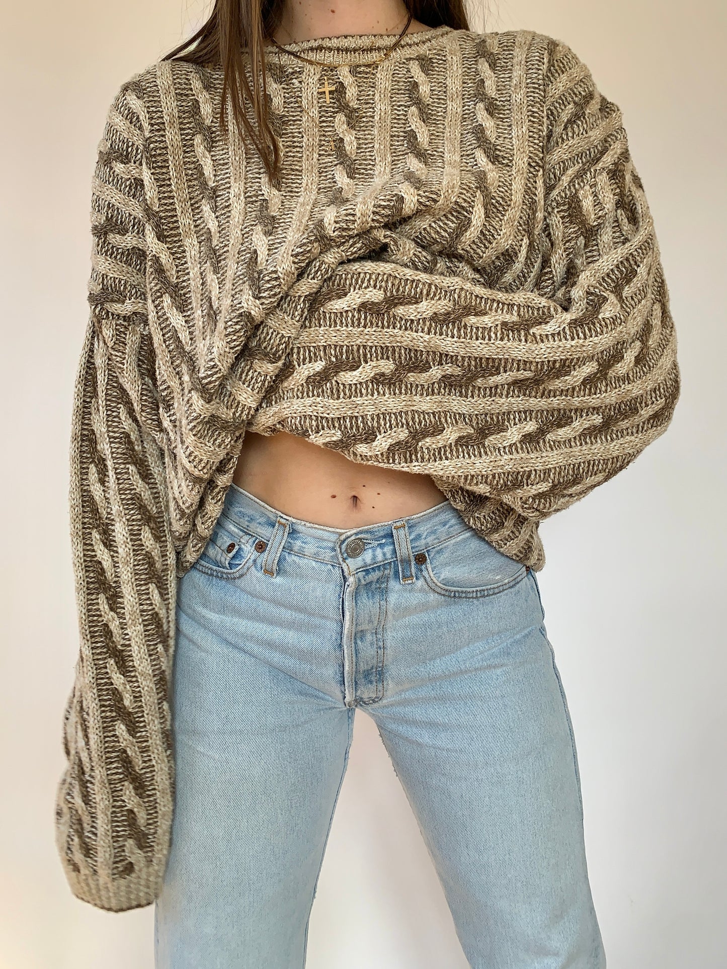 Vintage 1990s Cable Knit