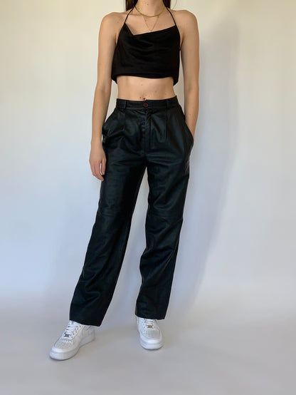 Vintage Genuine Leather Pants