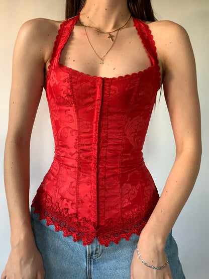 Y2K Halter Corset