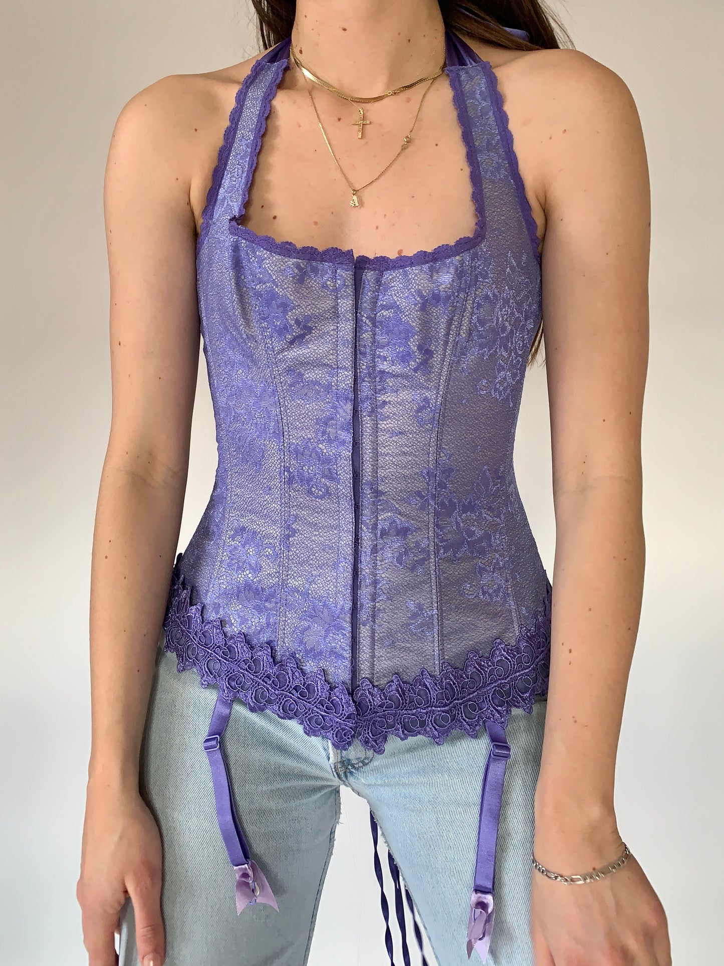 Y2K Lavender Corset