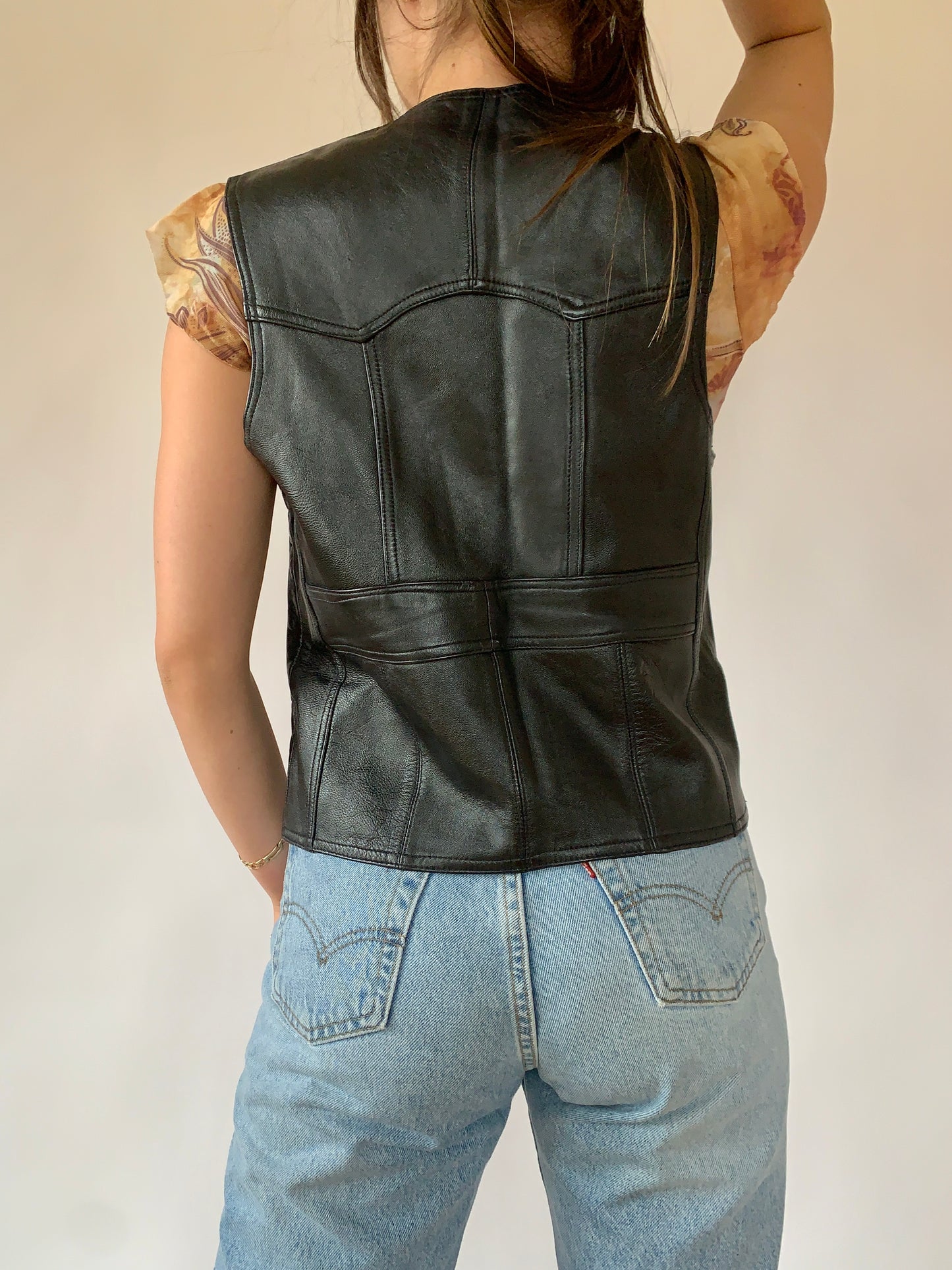 Vintage Leather Vest