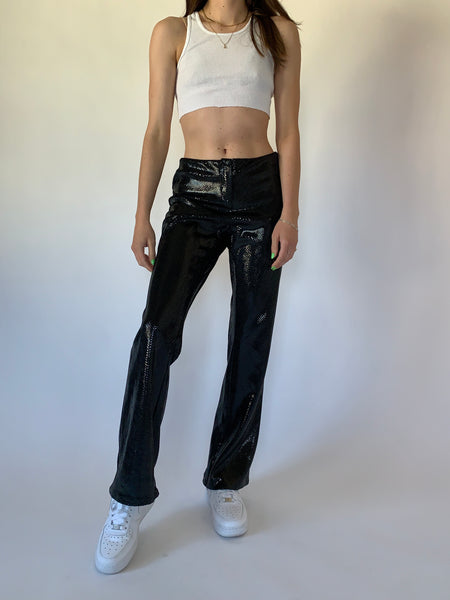 Vintage 1990s Faux Reptile Pants