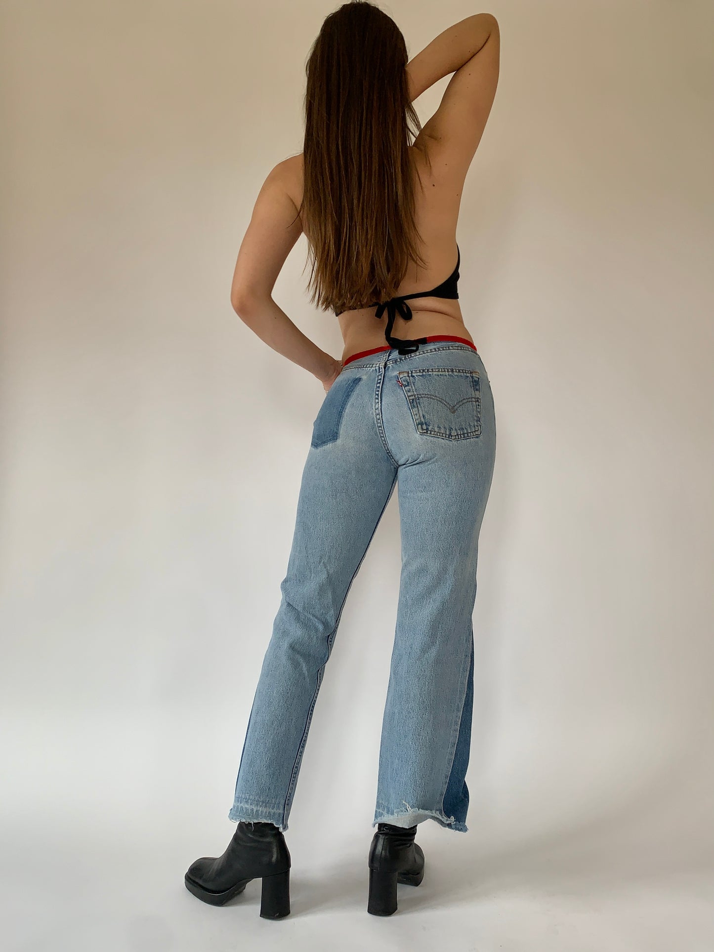 Reworked Mickey Jeans