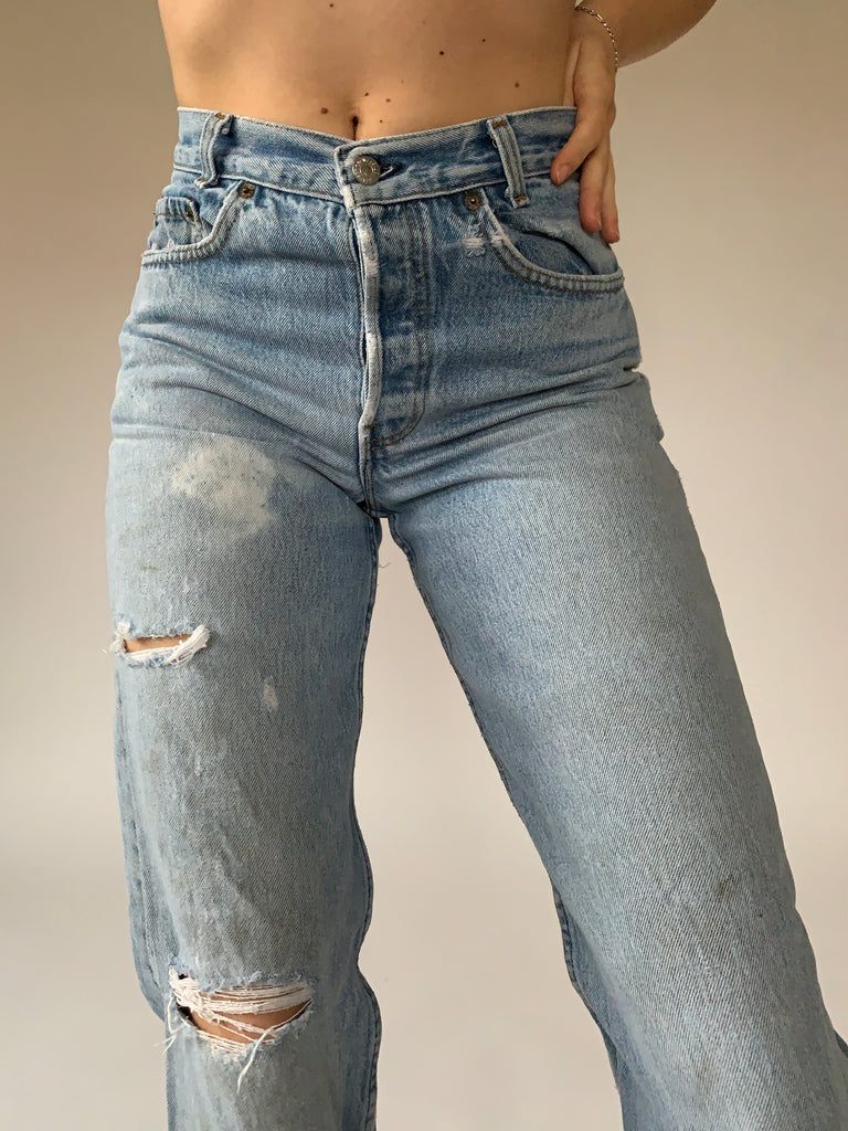 Vintage 1980s Grunge Levi's – Hazy Vintage