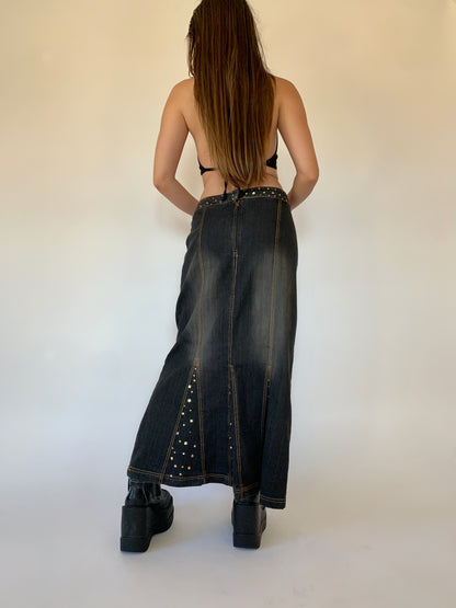 Y2K Denim Maxi