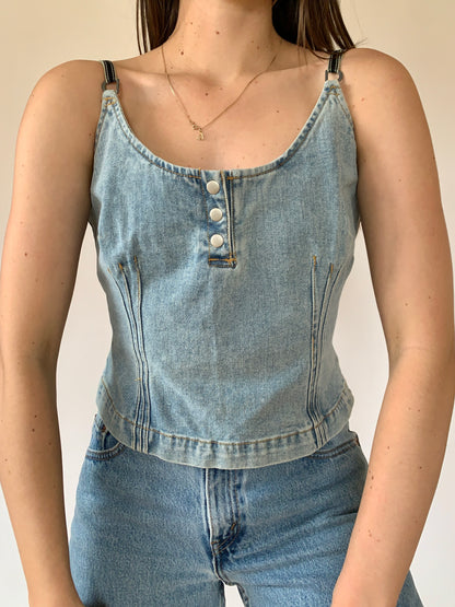 Vintage 1990s Denim Tank