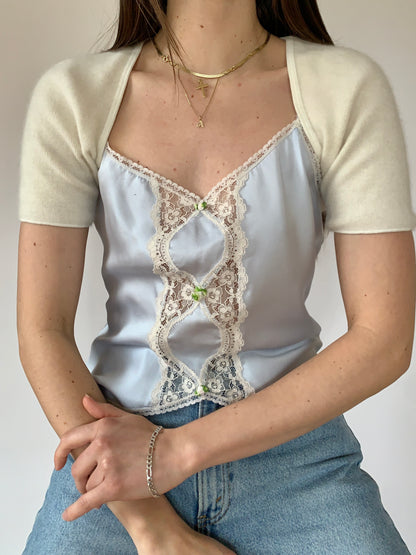 Y2K Angora Bolero