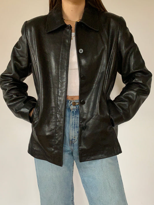 Vintage 1990s Leather Jacket