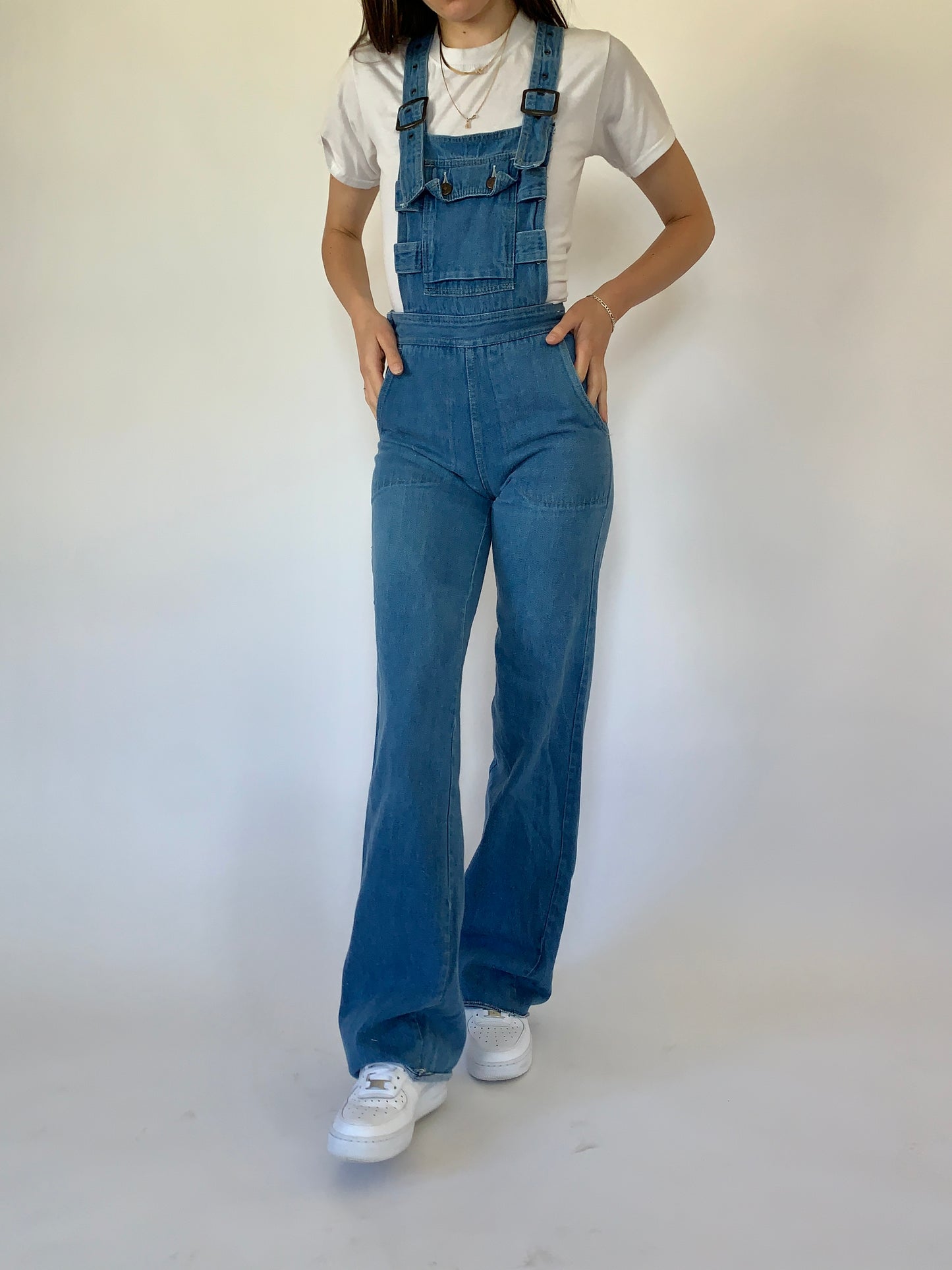 Vintage 1970s Denim Jumpsuit