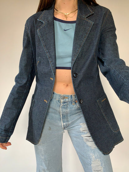 Y2K Denim Blazer