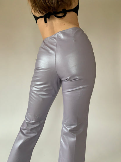 Y2K Lavender Leather Pants