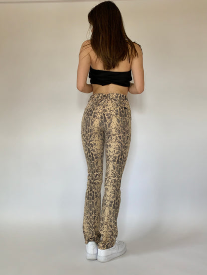 Y2K Guess Snake Print Pants