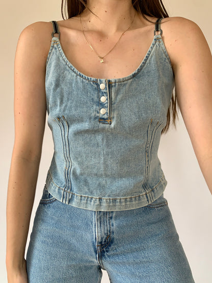 Vintage 1990s Denim Tank