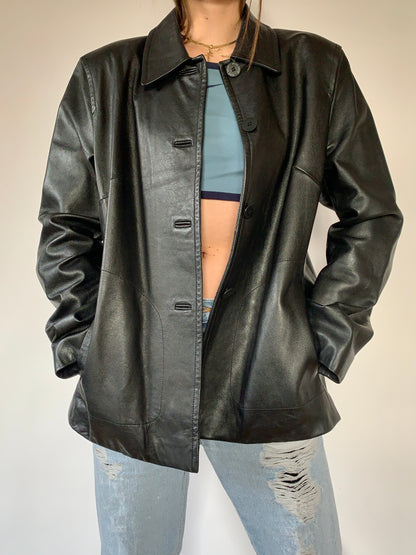 Vintage 1990s Leather Jacket
