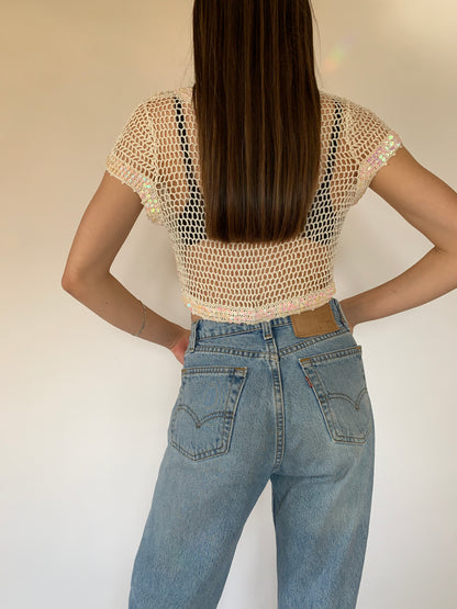 Y2K Crochet Top