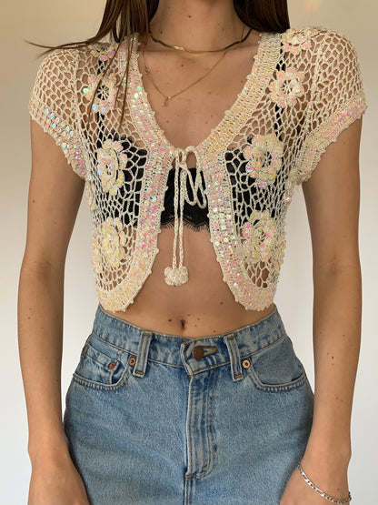 Y2K Crochet Top