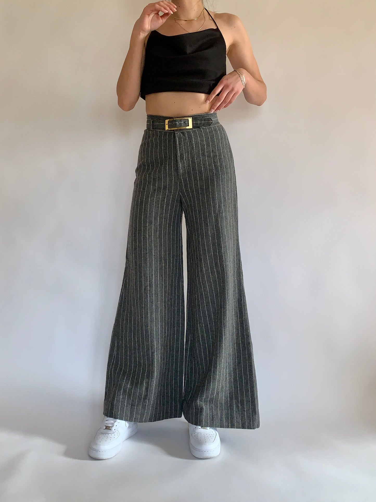 Vintage 1970s Wool Bellbottoms