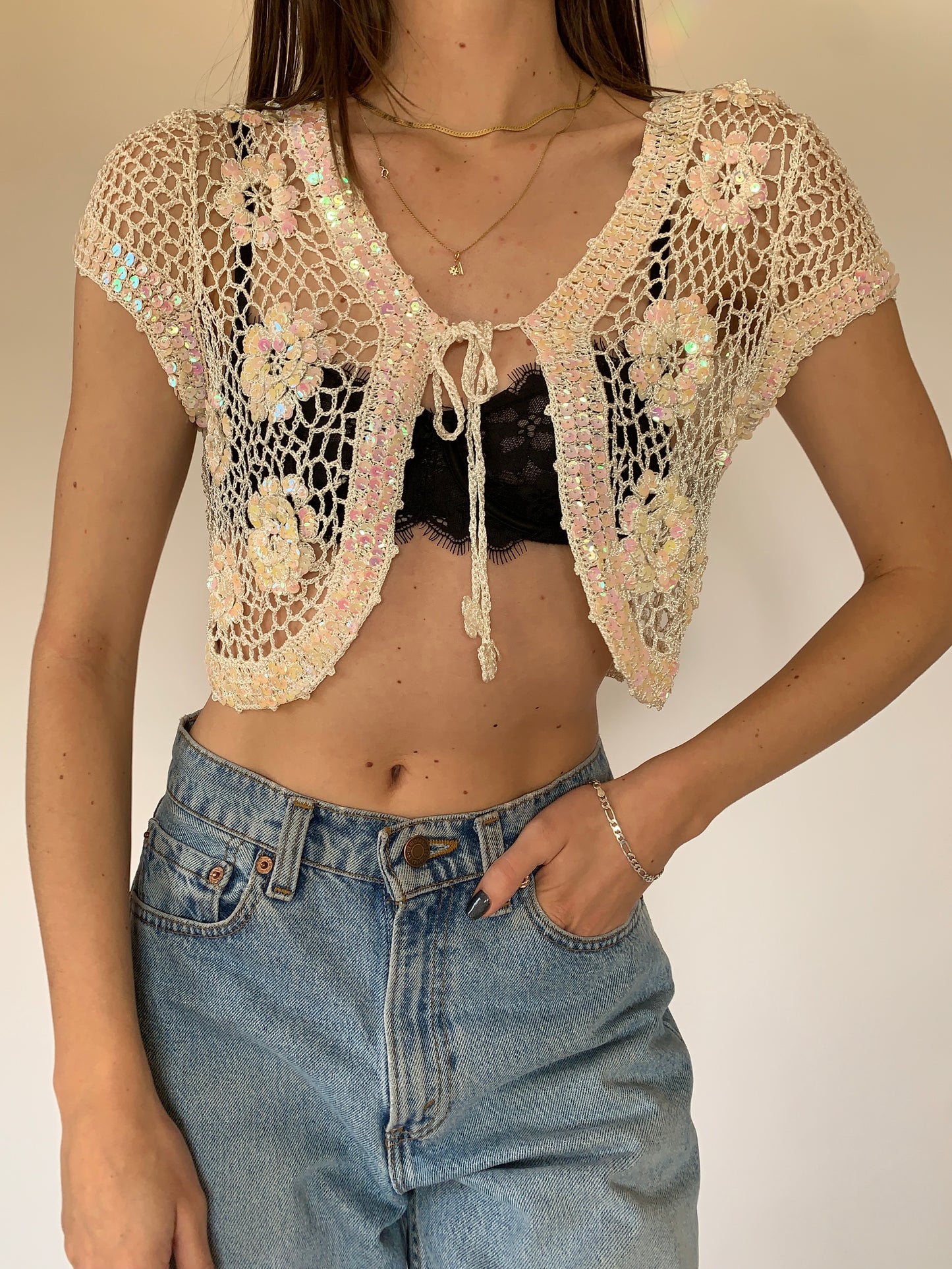 Y2K Crochet Top