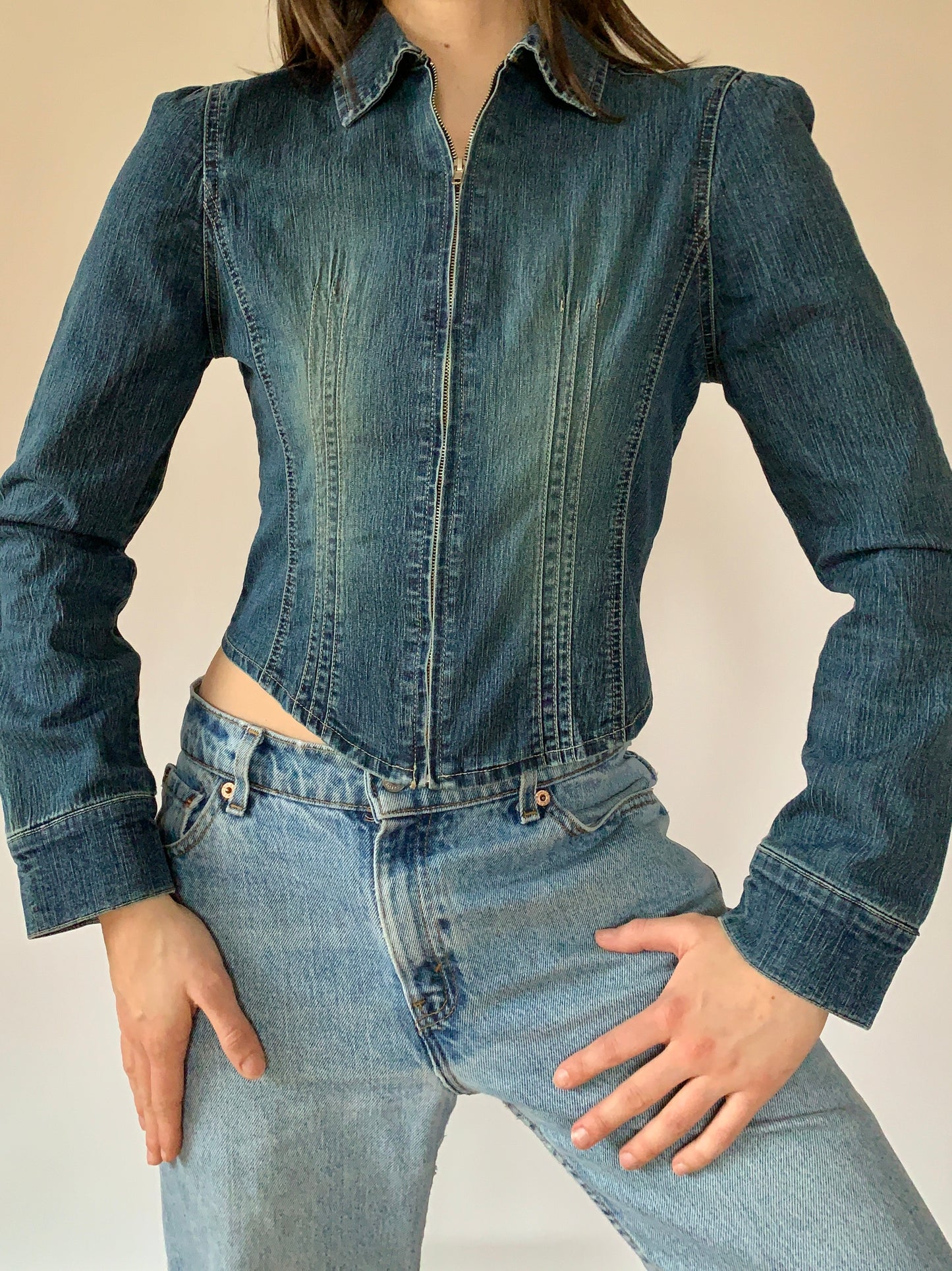 2000s Denim Shirt