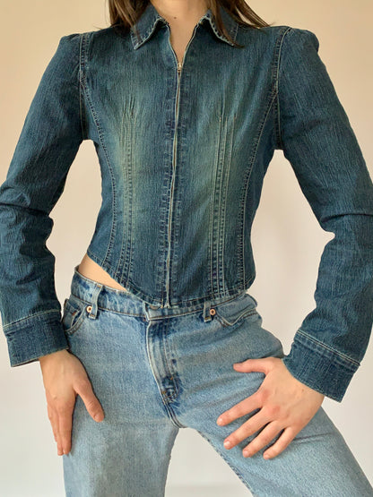 2000s Denim Shirt