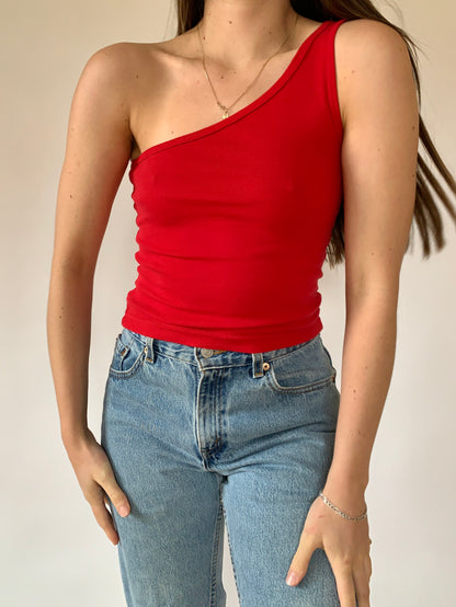 One Shouldered Tank
