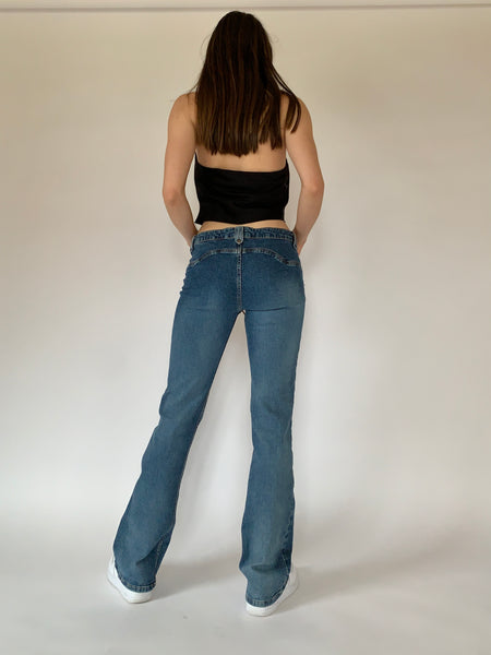 Y2K Lace Up Jeans