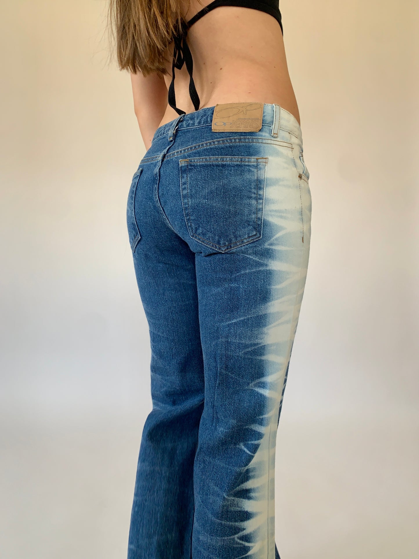 Y2K Bleached Jeans (S)