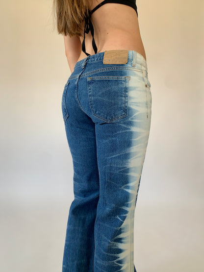 Y2K Bleached Jeans (S)