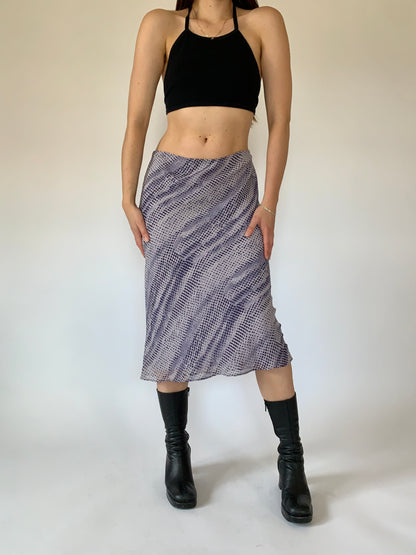 2000s Silk Midi