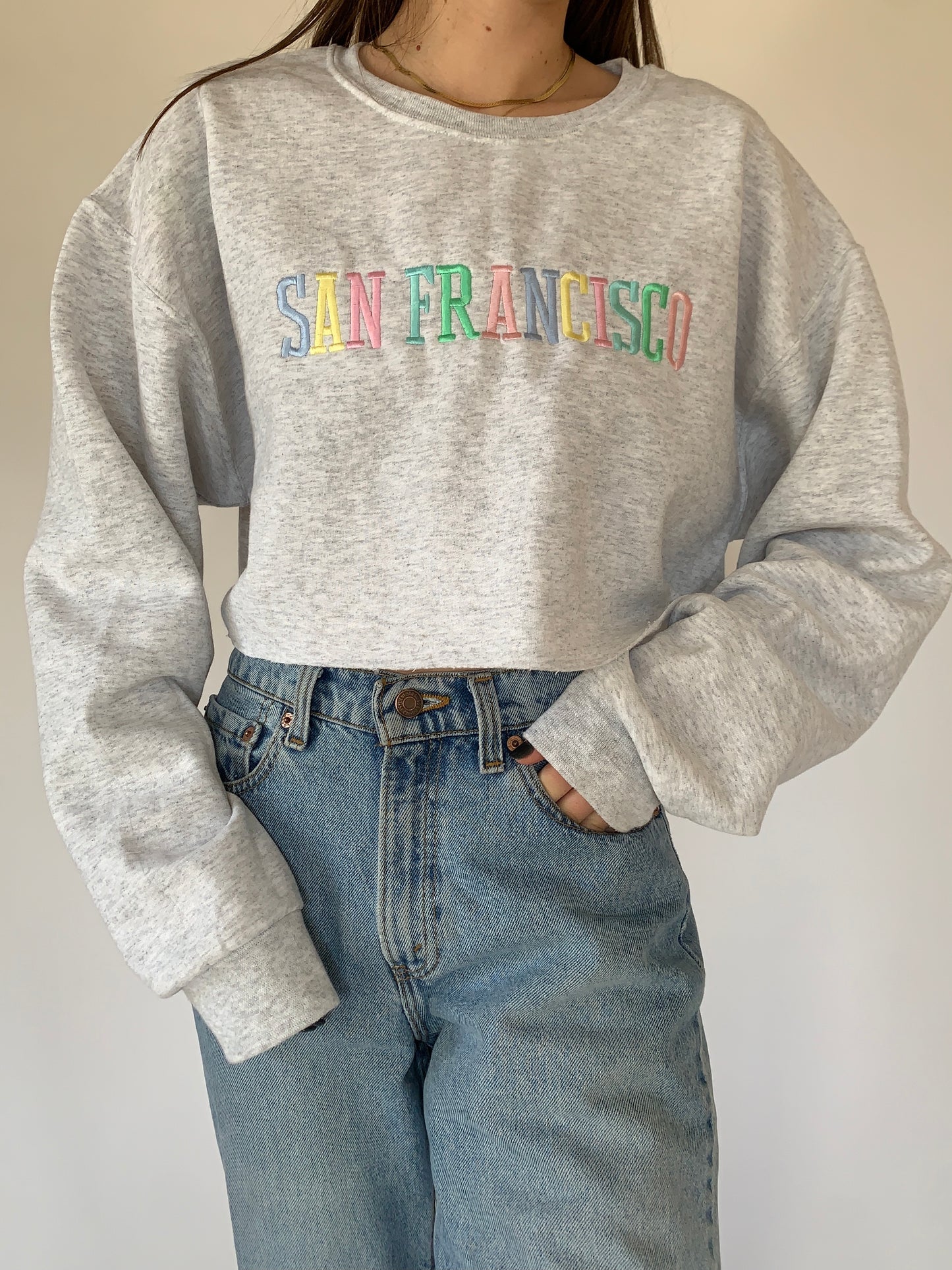 San Francisco Cropped Crewneck